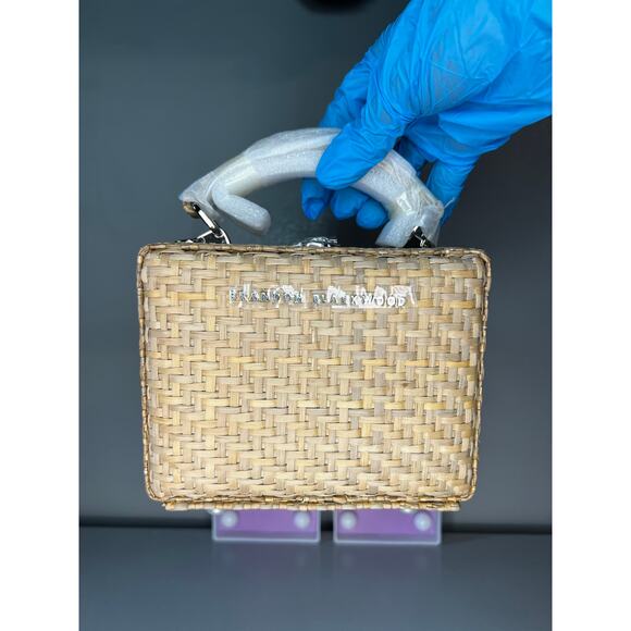 Brandon Blackwood Straw Wicker MINI KENDRICK TRUNK Gen 1 - Picture 10 of 10